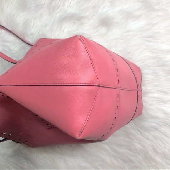 [Tory Burch] Pink Leather Tote & Wristlet - Picture 8 of 8